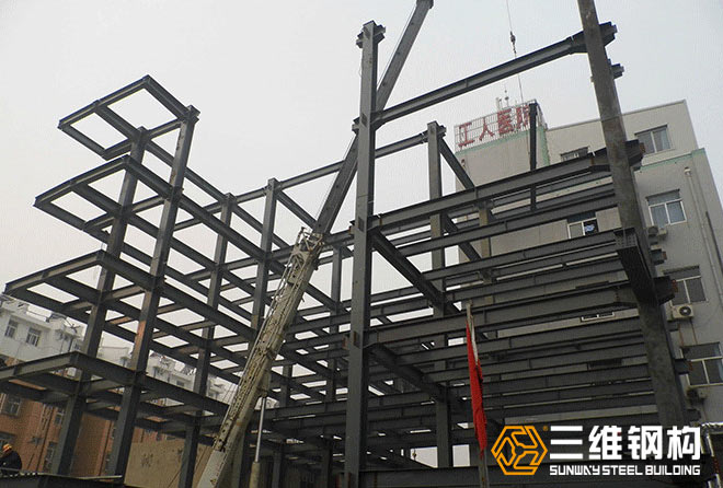 滕州工人醫院病房樓鋼結構建筑改擴建項目