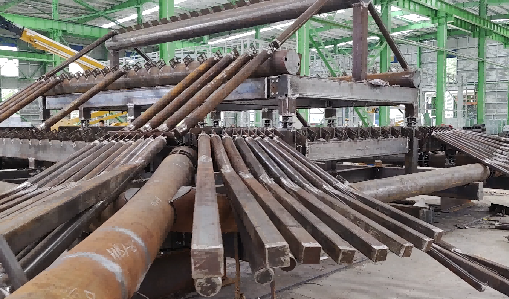 仿古鋼結構建筑加工