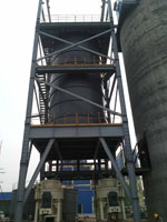 中聯水泥砂石骨料生產設備鋼結構加工