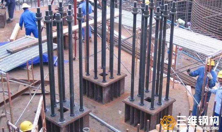 鋼結構地腳螺栓的安裝